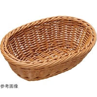 ヤマコー アメニティーバスケット オーバル ライトブラウン