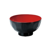 ダイワ 4寸亀甲汁椀 黒内朱 ND0417 ND0417 1個