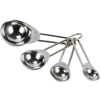 パール金属 量HAKARI ステンレス製コンパクト計量スプーン 1セット(4本入) CC1522 CC1522 1セット