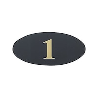 ヒカリ テーブルナンバーサイン WL28 数字 69185164 1個