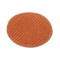 シンビ シンビ スウェード コースター 丸 #330 ブラウン 5320000 1個