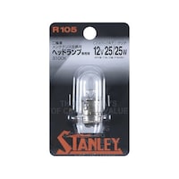 スタンレー電気 モーターサイクル ハイパーバルブ 二輪用 T19Lクリア 1個入り R105 R105 1個