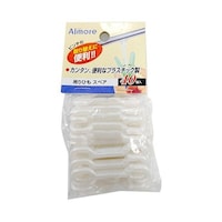 オーエ 洗濯ハンガー 吊り紐の取替え用 アルモア 吊りひも スペア 40個入 69579117 1パック