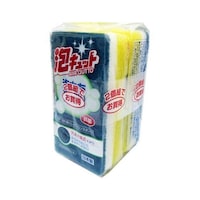 オーエ キッチンスポンジ 泡キュット ナイロン 2個入 69579141 1パック