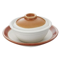カンダ 素焼品味小砂鍋 茶塗 453146 453146 1個