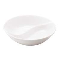 カンダ 燕舞ボーンチャイナ 仕切付ミニディッシュ 472038 472038 1個