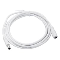 ビットストロング 2芯×0.3平方、電源ケーブル5521DCプラグ 白(2メートル) BSPOWSG1WDP BSPOWSG1WDP 1本