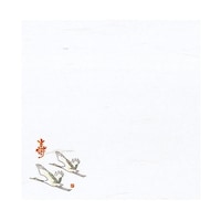 ヤマコー 雲竜和紙 4寸雲竜敷紙 寿鶴 (100枚入) 65286 65286 1セット