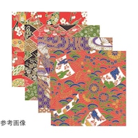 ヤマコー 友禅千代紙 2.5寸 (100枚入)(各25枚x4柄) 66521 66521 1セット