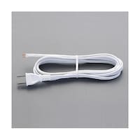 朝日電器 125V/12A/2.0m プラグ付コード(2芯) EA940AE12 EA940AE12 1個
