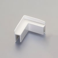 70x70mm プラダン用コーナー(SxW・R用/白/2個) EA911BG12
