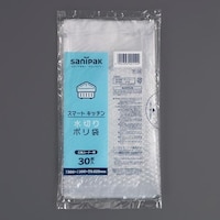 水切りポリ袋(透明/三角コーナー用/30枚) EA922AM18