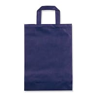 320x120x450mm 不織布バッグ(紺/10枚) EA927SB7
