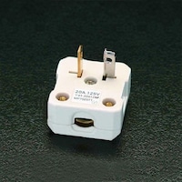 AC125V/20A L型プラグ(平型ケーブル用) EA940B12