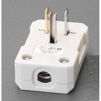 AC125V/15A L型プラグ(丸型ケーブル用) EA940B1