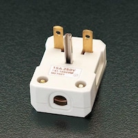 AC250V/15A L型プラグ(丸型ケーブル用) EA940B7