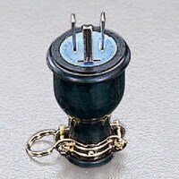 AC125V/15A 防水型プラグ(接地2P) EA940BN1