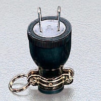 AC125V/15A ゴムプラグ EA940BV1