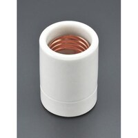 E 26口金 電球用ソケット(二段式・磁器製) EA940C34