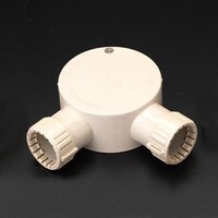 未来工業 φ16mm 露出ボックス(フレキ管用/L型2方向) EA940CS63