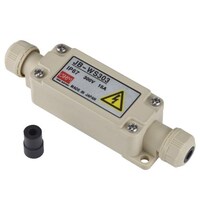 3極(300V/15A) 端子台付中継ボックス(ベージュ) EA940CX3JA