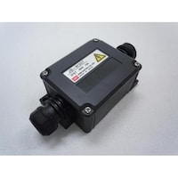 7極(300V/15A) 端子台付中継ボックス(黒) EA940CY7B