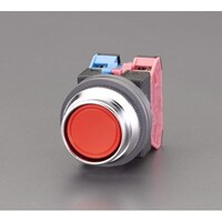 1a1b/30mm 押しボタンスイッチ(突型フルガード/赤) EA940D23A