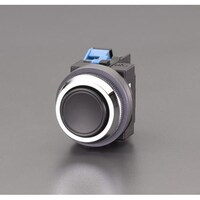 1a/30mm 押しボタンスイッチ(オルタネイト/平型/黒) EA940D4A