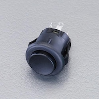 125V/3A 押しボタンスイッチ(単極双投/黒) EA940DA134