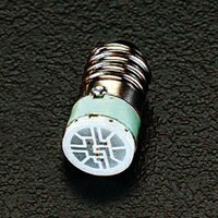 AC/DC 6V/E10(23mm) LEDランプ(グリーン) EA940DE54
