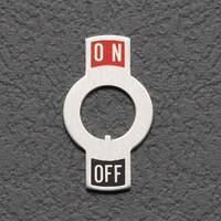 6.5mm用 トグルスイッチ文字版 EA940DH192