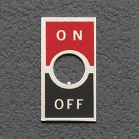 6.5mm用 トグルスイッチ文字版 EA940DH193