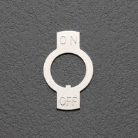 12.5mm用 トグルスイッチ文字版 EA940DH291