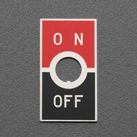 12.5mm用 トグルスイッチ文字版 EA940DH294