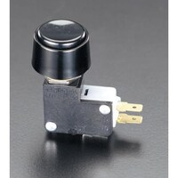 125V/16A プッシュスイッチ(黒) EA940DJ3