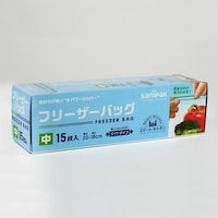 日本サニパック 200x180mm 冷凍保存袋(透明/ジッパー付/15枚) EA944CS14