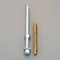 M12x140mm/ユニクロ寸切ボルト・ナット付ケミカルアンカー EA947AL211