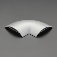 54mm ワゴンモールコーナー(灰) EA947HM23F