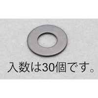 M 6 平ワッシャー(ステンレス/黒色/JIS/30枚) EA949LX1206