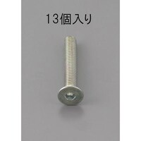 M3 x 5mm 六角穴付皿頭ボルト 三価クロメート/13本 EA949MC305