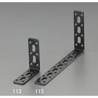 49x 49x3mm 連結金具(スチール製・黒塗装) EA951E111