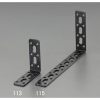 74x 74x3mm 連結金具(スチール製・黒塗装) EA951E113