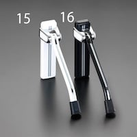 ドアストッパー(マグネット付)調整式(黒) EA951FA16