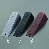 130z25z30mm ドアストッパー(マジックテープ付/黒) EA951FA7