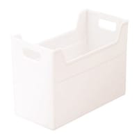 162x329x237mm ファイル収納ボックス(ホワイト) EA954TL47