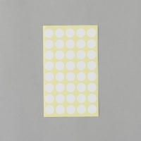 φ15mm/ 560片 カラーラベルシール(白/14枚 EA956VC100