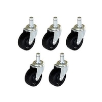 チェアー用ゴムキャスター(黒/5個) EA956XB140
