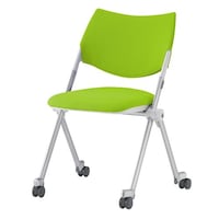 折畳み椅子(キャスター付/グリーン) EA956XE32