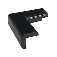カーボーイ 50x50x 22mm コーナーガード(屋内外兼用/黒2個) EA983FE454