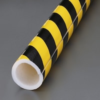 46x69x500mm 安全パイプカバー(黄・黒/2本) EA983FP18A